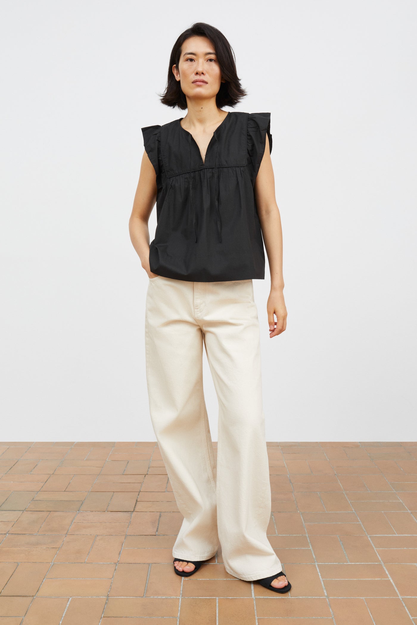 Skall Studio Nadja summer top Top Black