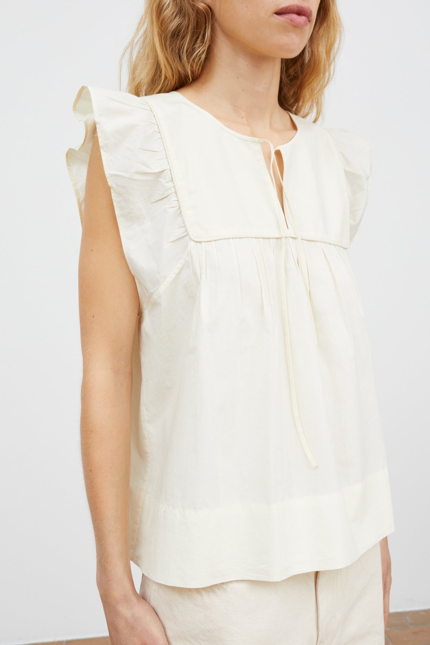 Skall Studio Nadja summer top Top Buttermilk