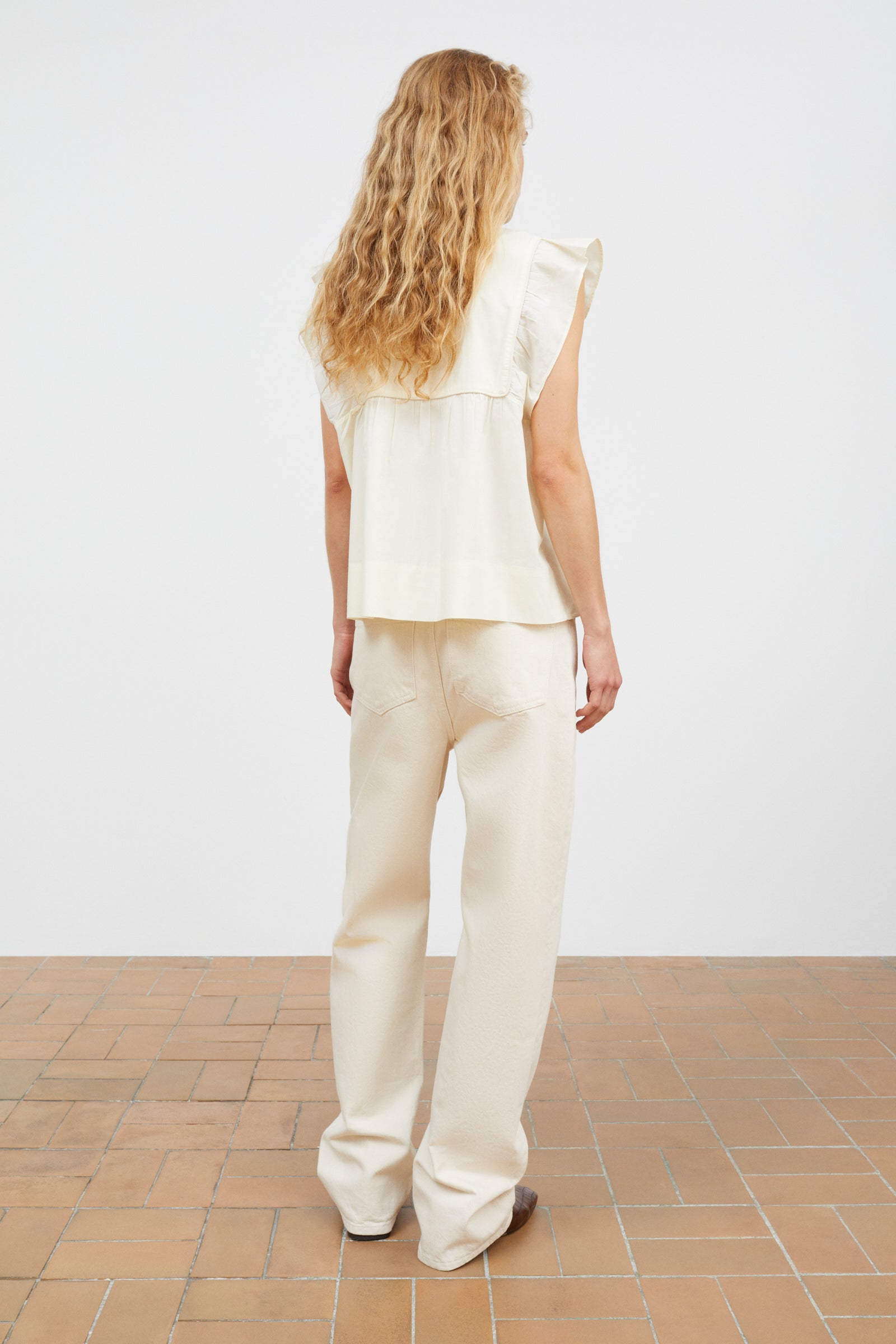 Skall Studio Nadja summer top Top Buttermilk