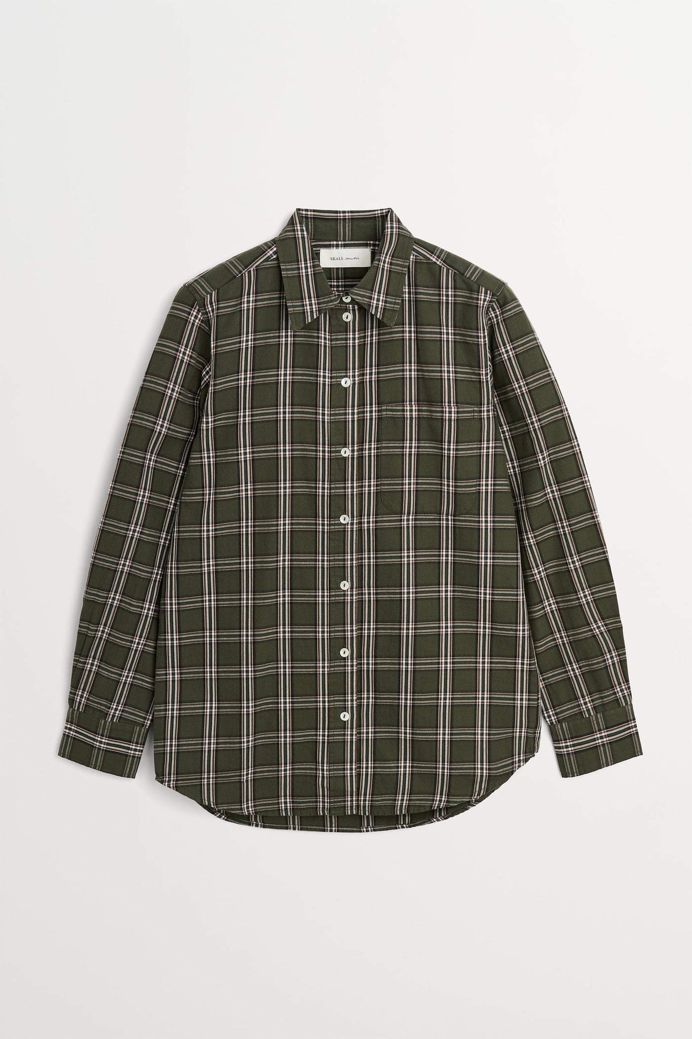 Skall Studio Nico shirt Shirt Green/White check
