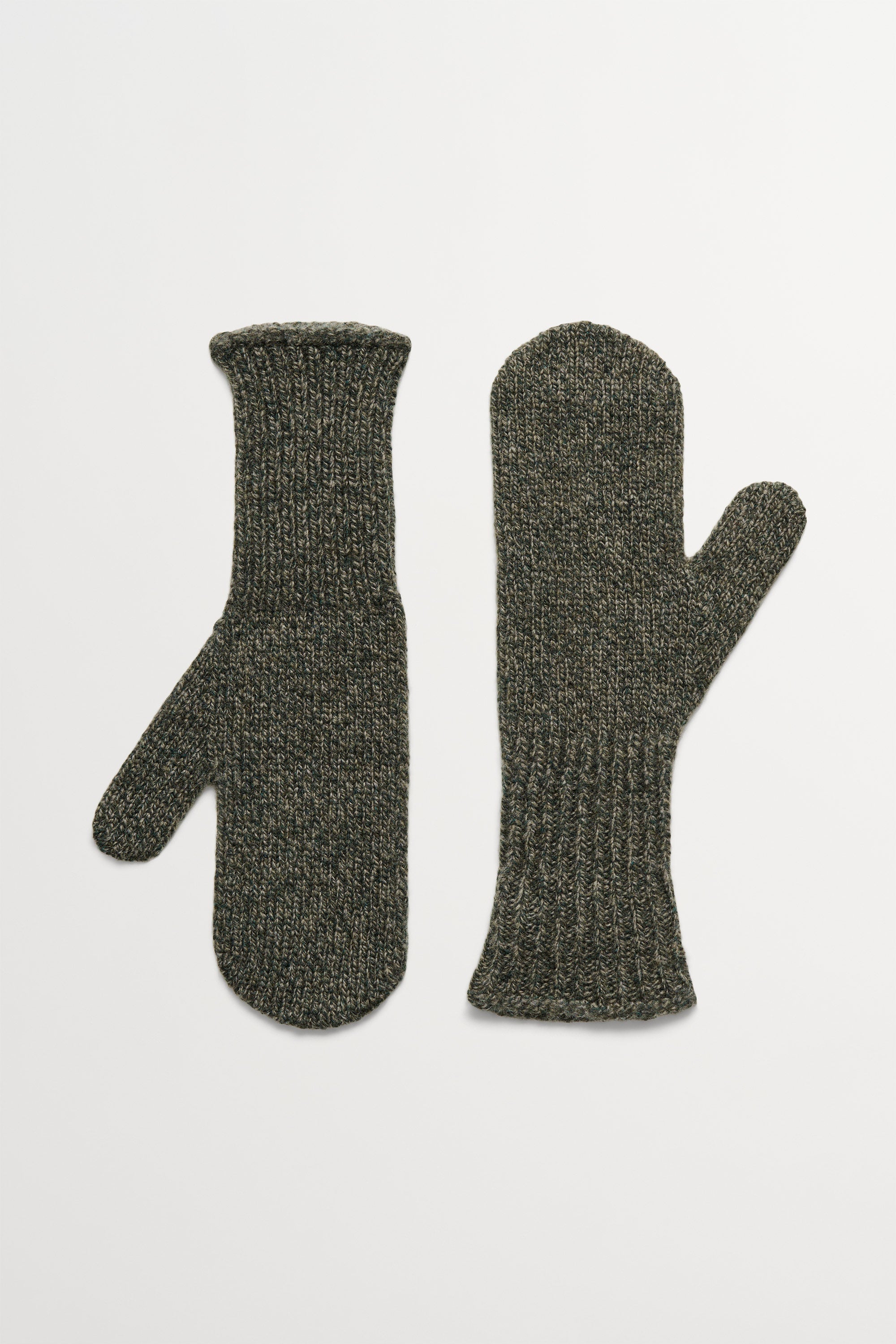 Skall Studio Olivia mittens Mittens Deep green mélange
