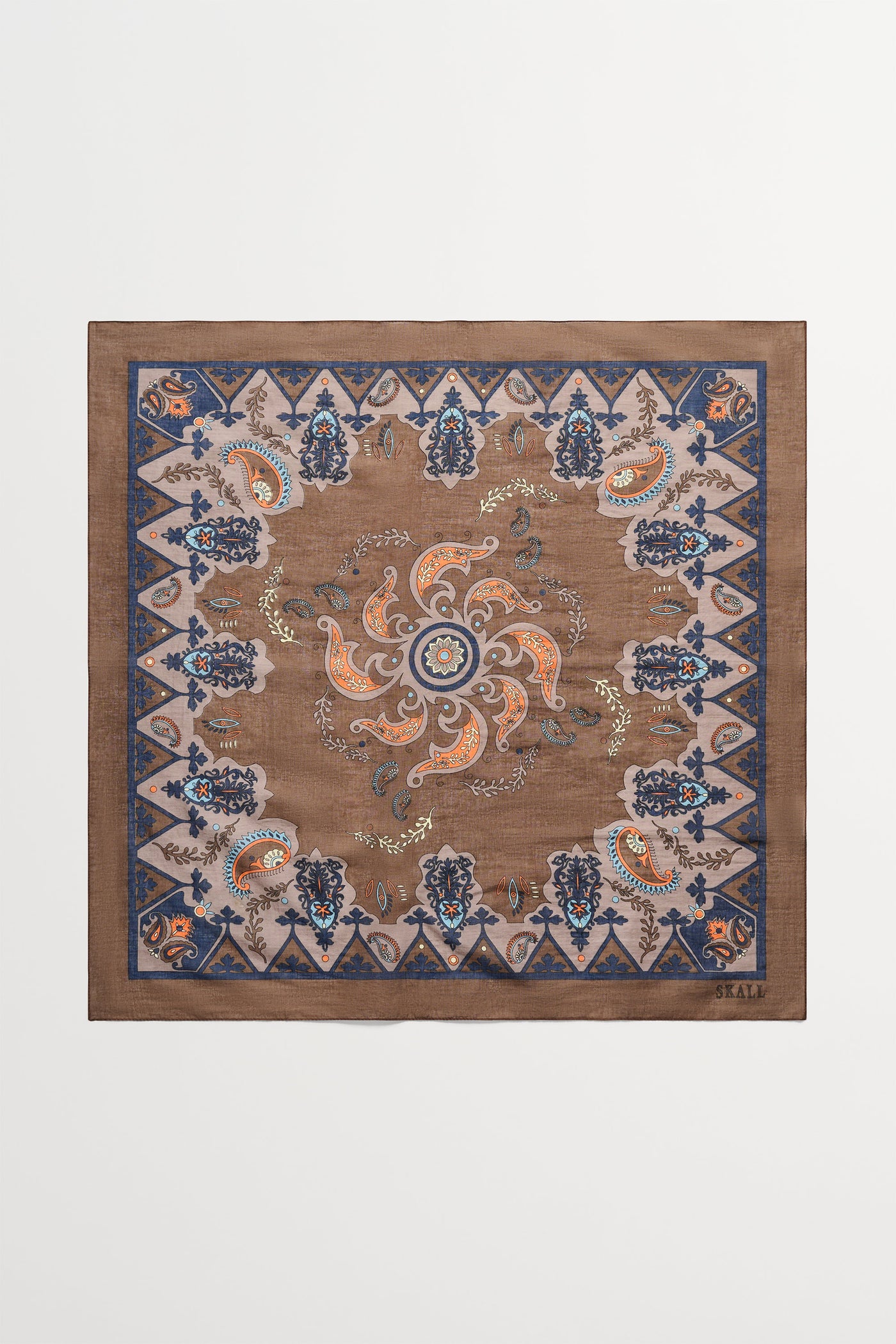 Skall Studio Pippa scarf Scarf Brown paisley print