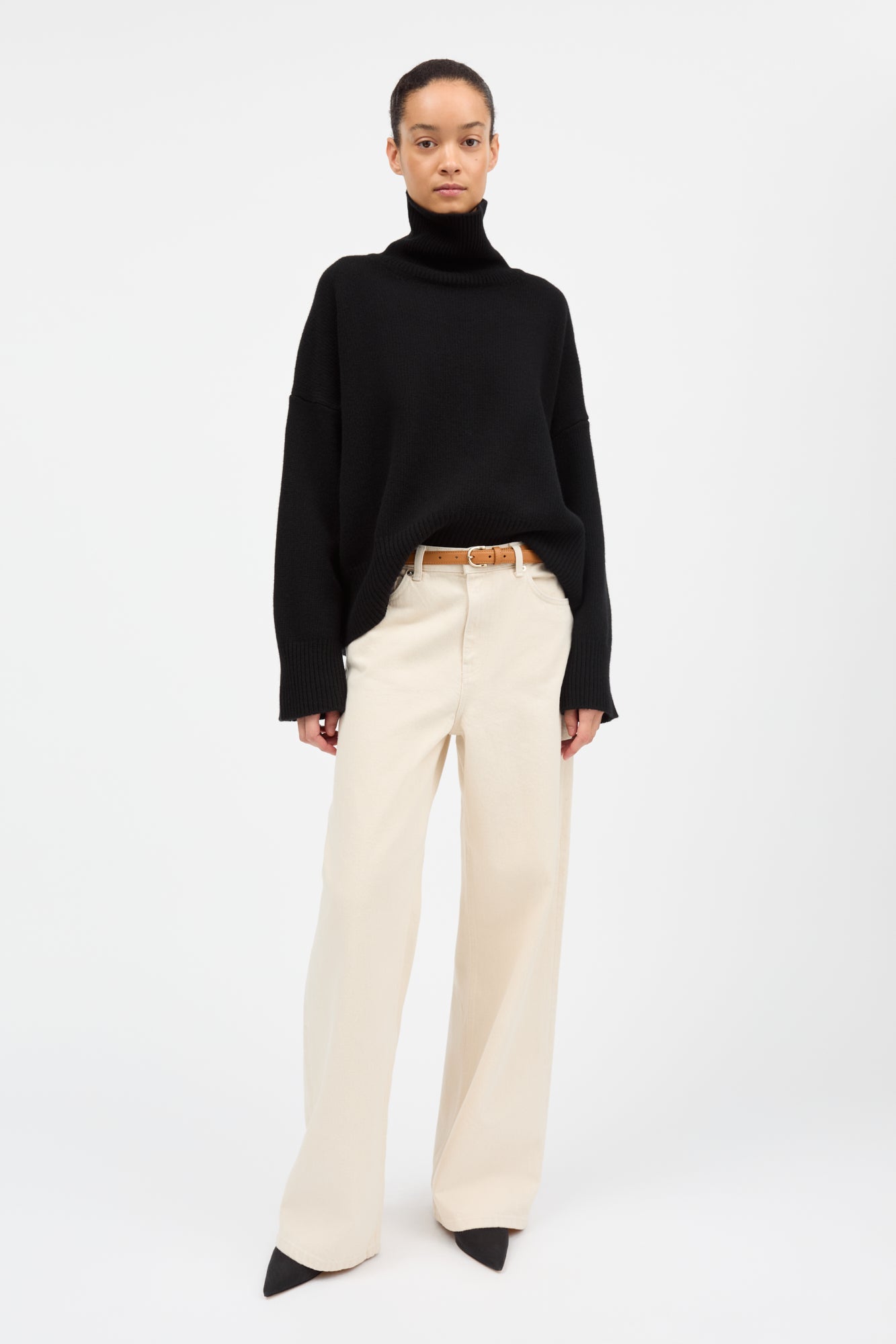 Skall Studio Silene t-neck Turtleneck Black