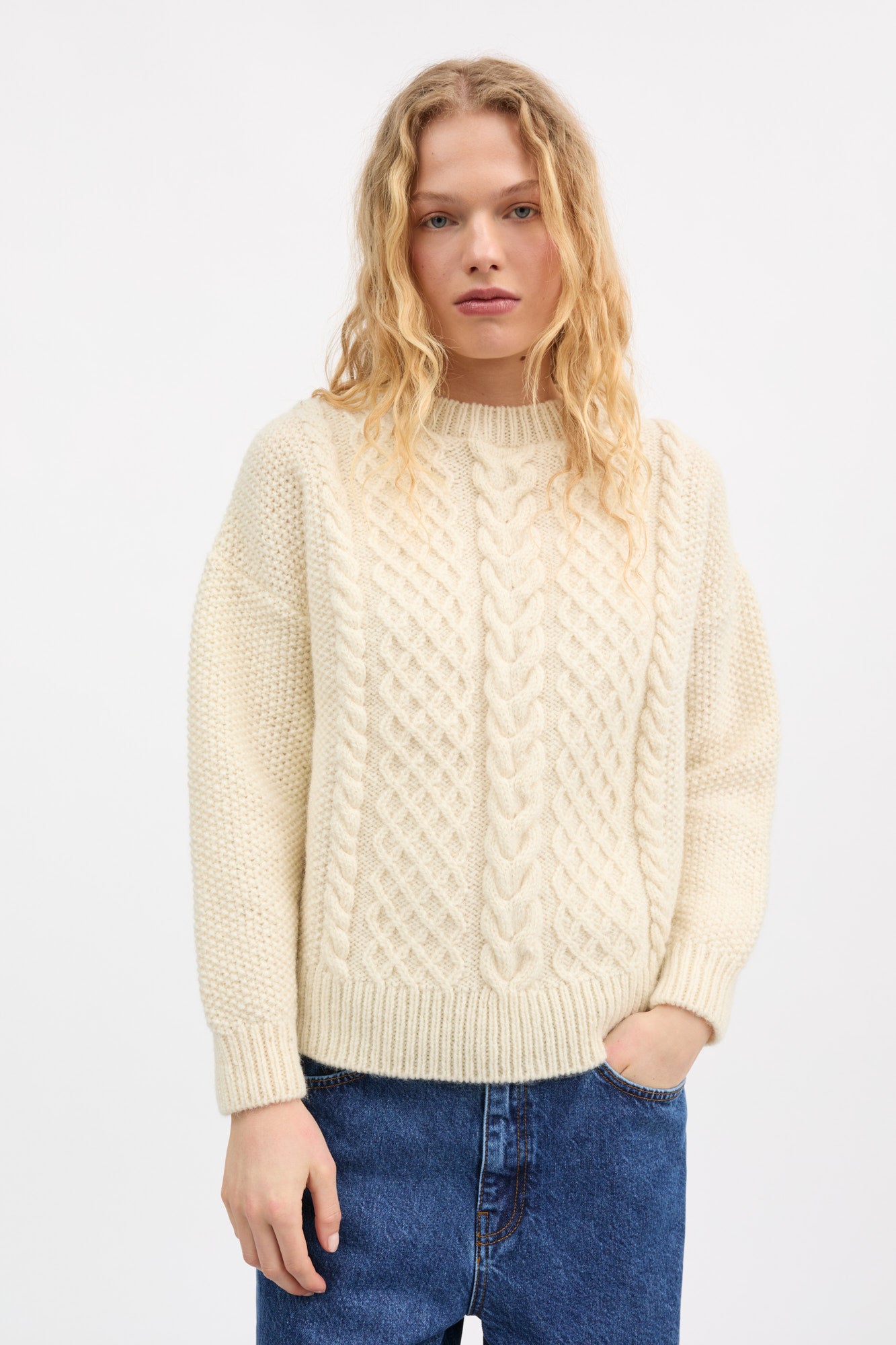 Skall Studio Sophie knit Knit Off white