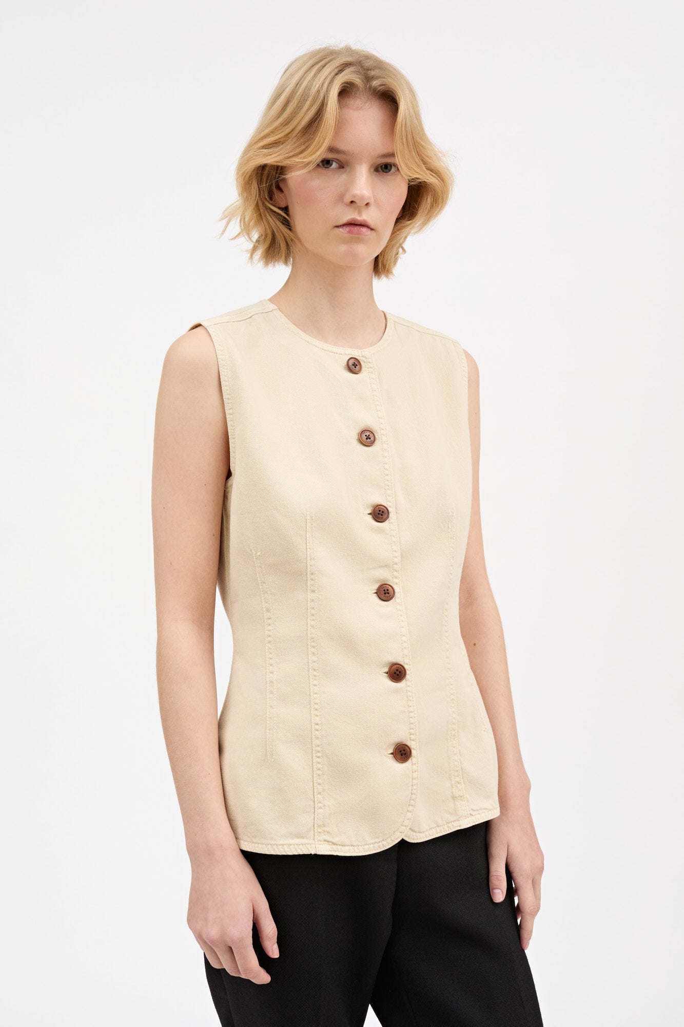 Skall Studio Tammy vest Vest Beige