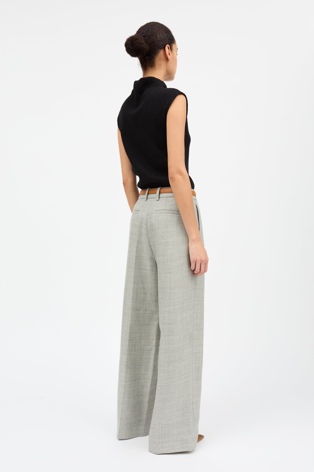 Skall Studio Thom trousers Trousers Light grey mélange